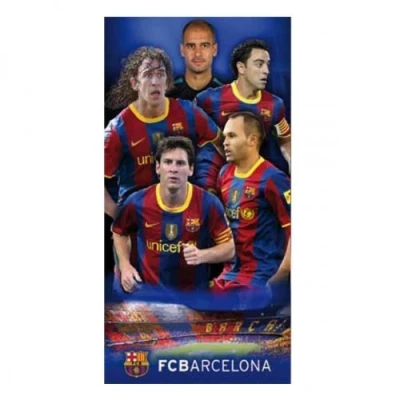 Image of FC Barcelona Towel (Beach Players Blue)