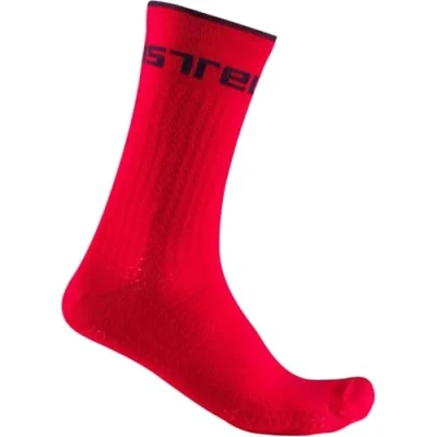 Image of CASTELLI 4521552 642 DISTANZA 20 SOCK Socks Men&#039;s POMPEIAN RED Size S/M