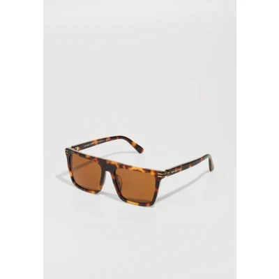 Image of Michael Kors Man MK2249U EDGEWATER 390473 Sunglasses Acetate Turtle Brown Squared Normal