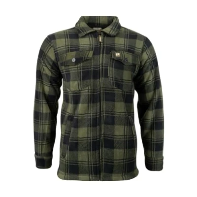 Image of JACK PYKE Tundra Shirt Green Check S