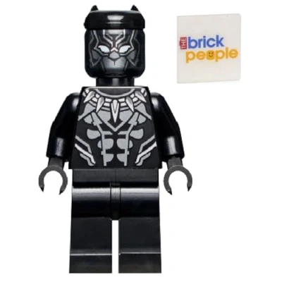 Image of LEGO Superheroes: Black Panther Minifigure with Royal Talon Fighter