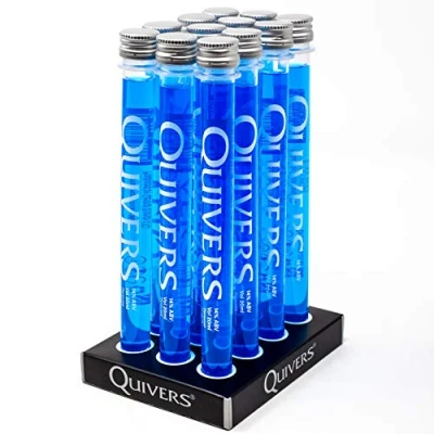 Image of Quivers Blue Raspberry Vodka Shots, 14% ABV, 12 x 20ml