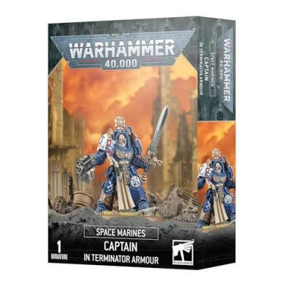 Image of Warhammer Games Workshop 40,000 Space Marines: Captain In Terminator Armour