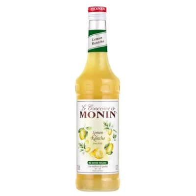 Image of MONIN Premium Lemon Rantcho 700ml for Cocktails and Mocktails. Juice Alternative. Vegan Friendly, Allergen Free, 100 Percent Natural Flavours Colourings. Store Ambiently 3 Months After Opening; No More Fruit Wastage