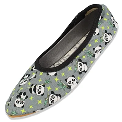 Image of Beck Panda Bear Slipper, Gray, 13.5 UK Child