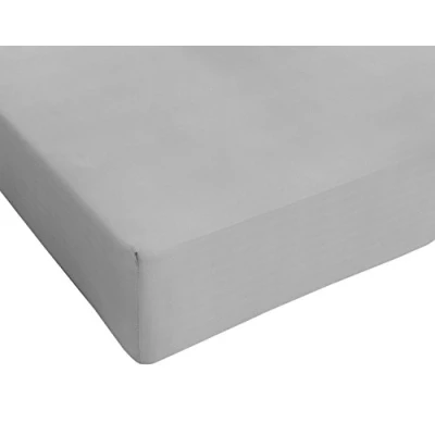 Image of Sogni e Capricci Max Color Fitted Sheet with 25cm Corner, Light Gray, maxy double