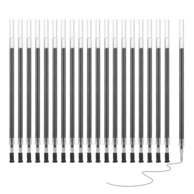 Image of M&amp;G Gel Pen Refills 0.38mm Needle Fine Point, 20 Pack Smooth Black Ink Replace for Retractable Click Pen, Office Study Classroom Supplies, 4.3&quot;