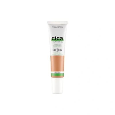 Image of Collection Cosmetics Hydrating Medium Coverage Cica Foundation Infused with Anti Redness, Vegan Foundation, 30ml, Caramel