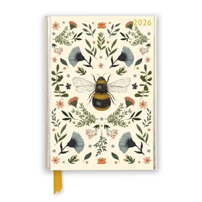 Image of Jade Mosinski: Botanical Bee 2026 Luxury Diary Planner Page to View with Notes