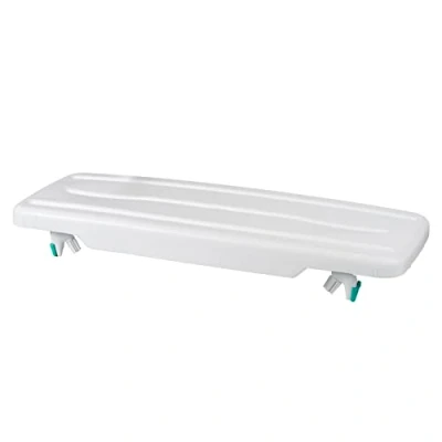 Image of Helping Hand Kingfisher White Plastic Bath Transfer Board. Board for Elderly and Disabled Users. Adjustable to Fit 16&quot; 24&quot; Width Baths. 200kg / 31 Stone Weight Limit