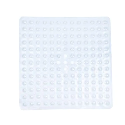 Image of Idyfodol Shower Mat Non Slip Anti Mould With Suction Cup PVC Machine Washable Bath Mats for Inside Outside (Polyvinyl Chloride, Clear)