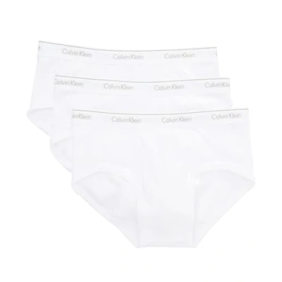 Image of Calvin Klein Men&#039;s Cotton Classics 3 Pack Brief, White, L