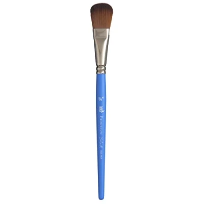 Image of PRINCETON ARTIST BRUSH CO. Artiste Paintbrush, Wood, Blue, Oval Mop 3/4 Inch