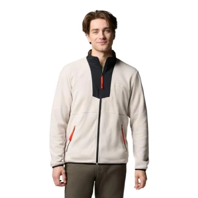 Image of Columbia Men&#039;s Sequoia Grove Full Zip Fleece, Fleece Jacket, Dark Stone/Black, Medium