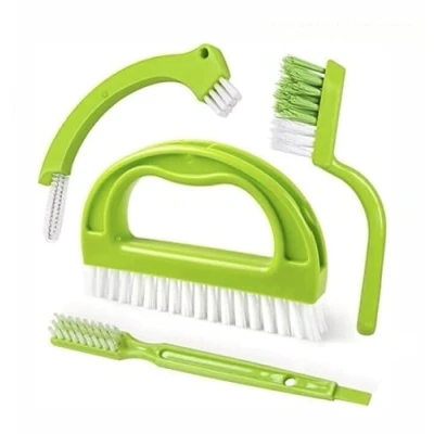 Image of SASHTECH Grout Brushes (4 in 1) Tile Cleaner Brush, Joint Scrubber for Deep Cleaning, Perfect Bathroom &amp; Kitchen Cleaning