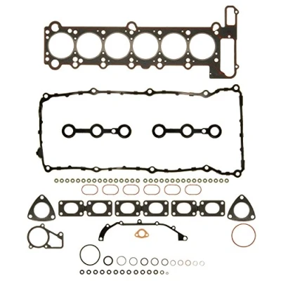 Image of 11121730252 Gasket Set, cylinder head AJUSA 52095700 with gasket, valve stem seals FIBERMAX BMW: 5 Saloon, 3 Coupe, Saloon