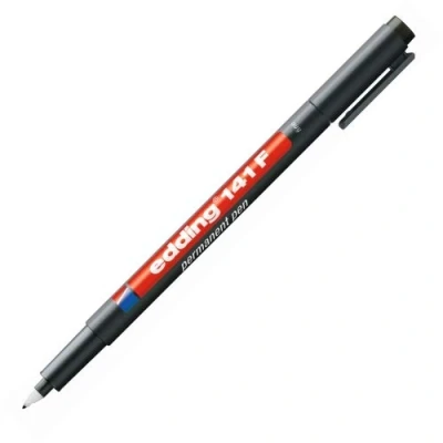 Image of edding 141 F Permanent Markers, Pens Fine Point Black 141f (Single Pen)