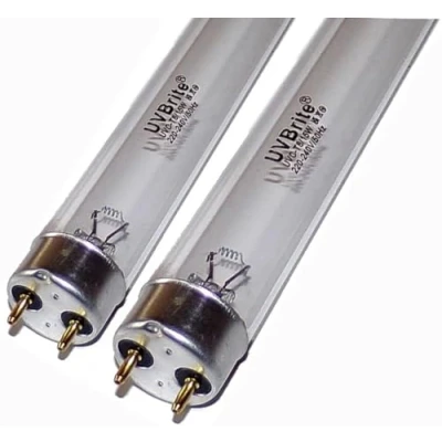 Image of UVBrite® 2 x 8W T5 UV C Bulb Germicidal Ultraviolet Steriliser Lamp for Pond UVC Filter Aquarium Water Clarifier Algae Destroyer High Performance Quartz 9000 Hours Average Rated Life