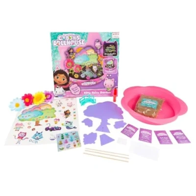 Image of RMS International Gabby&#039;s Dollhouse Grow Your Own Kitty Fairy Garden Flowers Children&#039;s Nature Toy 3+ (70 0006)