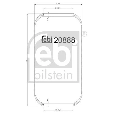Image of 81436010162, 81436010163, 81436010186 Boot, air suspension FEBI BILSTEIN 20888 Front Axle Left, Right MAN: TGA