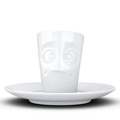 Image of Fifty Eight T02.13.01 Verzutzt Espresso Cup Hard Porcelain White