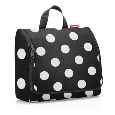 Image of Reisenthel WO7073 TOILETBAG XL DOTS WHITE Gym Bag Women&#039;s Size Unica