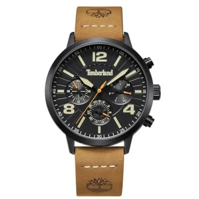Image of Timberland Men&#039;s Multi Function Watch, Tan, Dress Sport