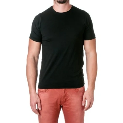 Image of Next Level 6200 Men&#039;s Basic Poly/Cotton Tee T shirt Black L