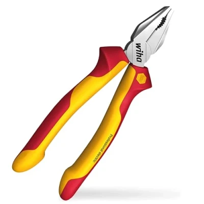 Image of Wiha 27418 Professional Electric Combination Pliers with DynamicJoint® 180mm