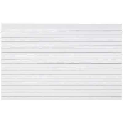 Image of Q Connect Record Card 203x127mm Ruled Feint White (100 Pack)