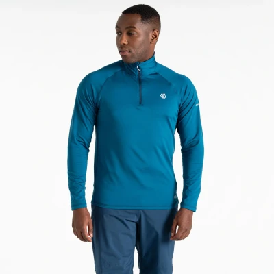 Image of Dare 2b Men&#039;s Quick Drying Fuse Up II Recycled Lightweight Core Stretch Midlayer Kingfisher Blue, Size: Xxxl