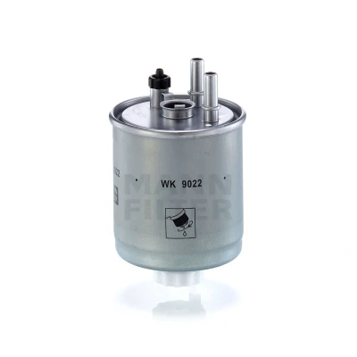 Image of 164001137R, 164005033R, 8200911875, 8200911877 Fuel Filter MANN WK 9022 In Line 10mm RENAULT: Laguna III Coupe, Kangoo II Express