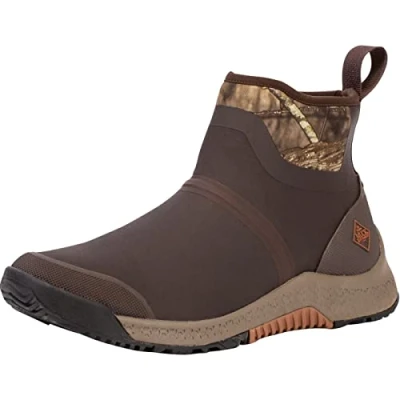 Image of Muck Boots Men&#039;s Outscape Chelsea Slip On Waterproof Boot, Brown, 11