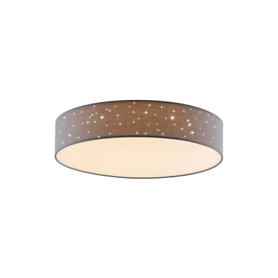 Image of Lindby Ellamina LED ceiling lamp, 60 cm light grey
