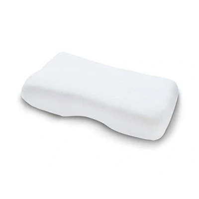 Image of TEMPUR Jersey Cushion Cover, Fitted Cover with Elastic Band for Millennium/Original Sleeping Pillow, One Size (S/M/L/XL), White