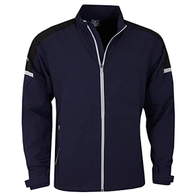 Image of Callaway Golf Mens Shoulder Block Wind Jacket Peacoat S