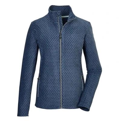 Image of Killtec Women&#039;s Kow 106 Wmn FLC Jckt Fleece Jacket with Stand up Collar, Dark Navy, 48 (EU)