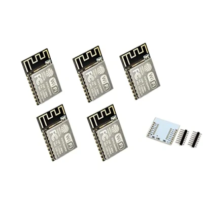 Image of 5pcs Esp 12S ESP12S Esp8266 Serial WiFi Module (upgrade 12) + Plate Expansion In The Port Series Wireless Remote Transceiver