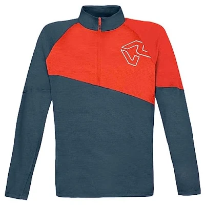 Image of Rock Experience REMC02072 URUS Sweatshirt Men&#039;s 1556 REFLECTING POND+0740 CHERRY TOMATO XXL