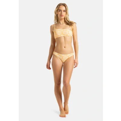 Image of Roxy Bikini bottoms, Women&#039;s, Size: Small, Banana cream tropical tile