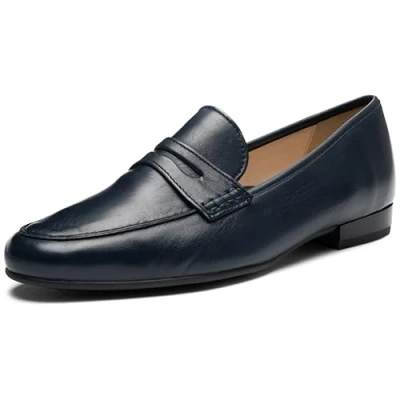 Image of ara Women&#039;s Kent Loafers, Blue Blau 02, 4 UK