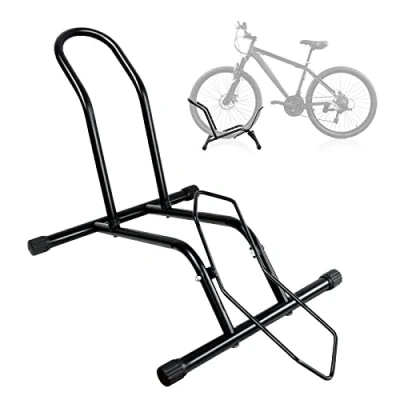 Image of CUCESH Bike Floor Stand Freestanding for Indoor Garages Apartment,Parking Rack Stand,Portable Bicycle Holder 16&quot; 29&quot; Kid&#039;s/Mountain/Road Bikes