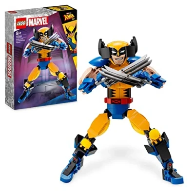 Image of LEGO Marvel Wolverine Construction Figure, X Men Action Figure Set with 6 Claw Elements, Play and Display Iconic Superheroes Collection, Collectible Toys 76257