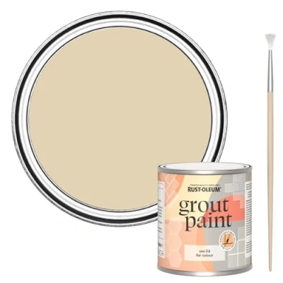Image of Rust Oleum Beige Ultra Durable Grout Paint Sandhaven 250ml