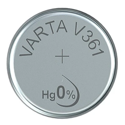Image of Varta SR 721 button cell (silver oxide watch batteries)