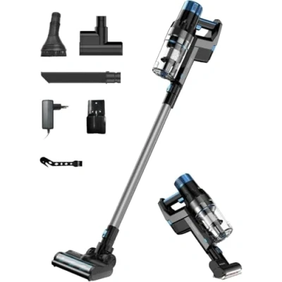 Image of Proscenic P11 Smart Cordless Vacuum Cleaner, 30000PA Stick Cleaner with APP Display,450W Powerful LED Touch Screen Up to 45 Mins,Lightweight for Home Hard Floor Pet Hair Car