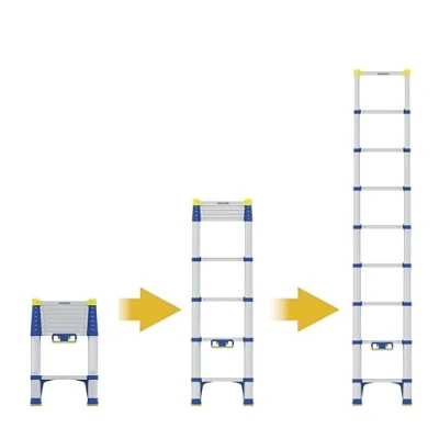 Image of Werner Soft Close Telescopic Extension Ladder 2.6m