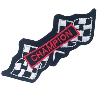 Image of World Champion Flag Rally Car Motor Racing Victory Iron on sew Patch