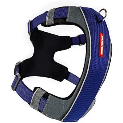 Image of EZYDOG X Link Harness Dog Harness, Small, Medium, Large, K9 Reflective Stitching, No Pull, Breathable Material (Blue, XS)