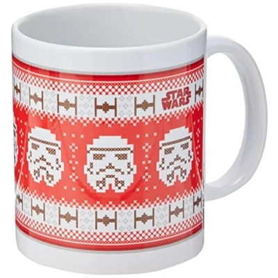 Image of Pyramid International Star Wars Stormtrooper Xmas Ceramic Mug, Multi Colour, 11 oz/315 ml